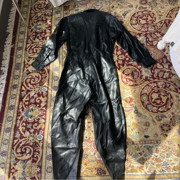Agolde Vegan Leather Jumpsuit NWT - Picture 11 of 12
